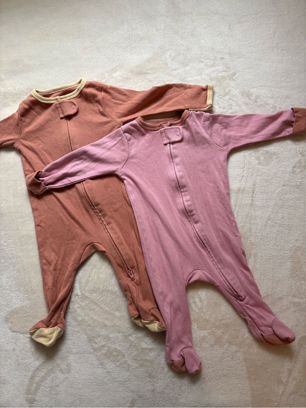 cloud island Footed One-Piece Sleepers